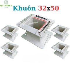 Khuôn Nhựa Quấn Biến Áp Fe Silic 32x50mm