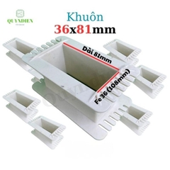 Khuôn Nhựa Quấn Biến Áp Fe Silic 36x81mm
