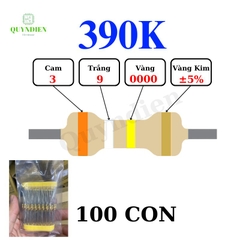 Điện trở Đài Loan 1/4W - 390K