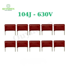 Tụ Kẹo Nâu Đỏ CBB21 104J 630V