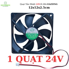 Quạt tản nhiệt 24VDC không chổi than 12x12x2.5cm