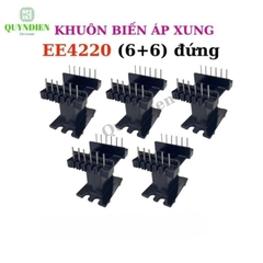 Khuôn Biến Áp EE4220 Đứng (6+6 Chân)