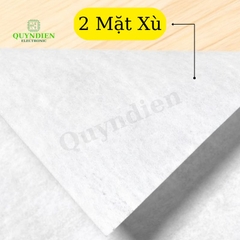 Giấy Phim Cách Điện Trắng 2 Mặt Xù Dày 0.3mm