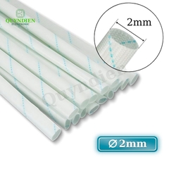 Ống gen sợi thủy tinh chịu nhiệt chống cháy size 2mm - 10 mét