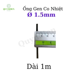 Gen co nhiệt size 1.5mm màu Đen