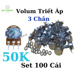 Volum biến trở Triết áp đơn WH148 B50K