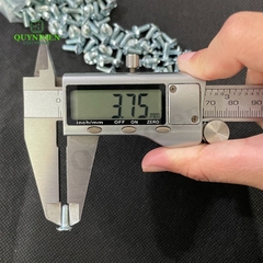 Ốc Vít Đầu Dù Ren Mịn M4=4x10mm Màu Trắng