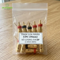 Trạm Loa Nhấn Vàng Loại Lớn 39mm Đỏ/Đen