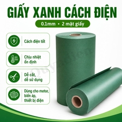 Giấy Xanh Cách Điện Dày 0.1mm