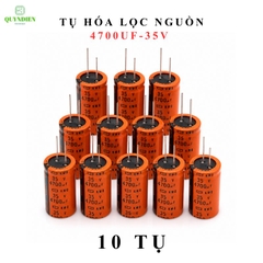 Tụ Hóa Lọc Nguồn 4700uF/35V Màu CAM