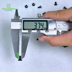 Ốc Vít Đầu COL M4 Ren Mịn 4mm Dài 8mm Đen