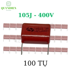 Tụ kẹo Nâu Đỏ CBB22 105J-400V