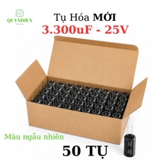 Tụ Hóa 3300uf/25v Màu ngẫu nhiên