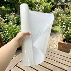 Giấy Phim Cách Điện Trắng 1 Mặt Bóng 1 Mặt Xù Dày 0.25mm