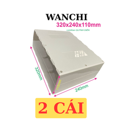 Hộp Nhựa ABS GHÉP WANCHI 320x240x110mm Màu Trắng