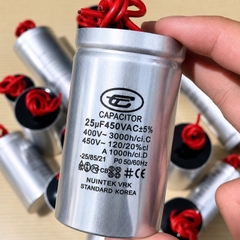 Tụ Nhôm Dây 25uF - 450V