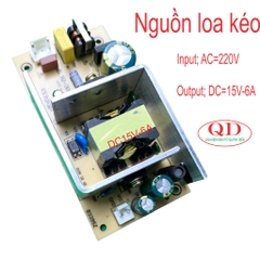 Nguồn Xung Loa Kéo 15V 6A hàng chuẩn