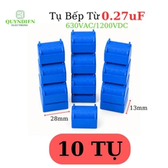Tụ Bếp Từ 274 - 0.27uF 630VAC/1200VDC Màu Xanh Đứng