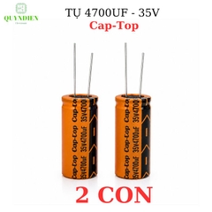 Tụ Lọc Nguồn 4700uf 35V DC tụ hóa Cap-Top mới