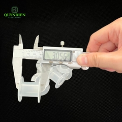 Lõi Nhựa Audio 2 Đầu Tròn Quấn Cuộn Cảm Phân Tần Loa - Màu Trắng Trong