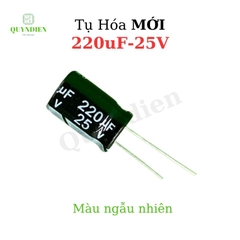 Tụ Hóa 220uf - 25V Màu ngẫu nhiên