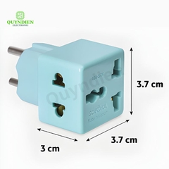 Đầu Nối Phích Cắm Chia Điện 2 Lỗ Đa Năng P15 SOPOKA