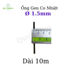 Gen co nhiệt size 1.5mm màu Đen
