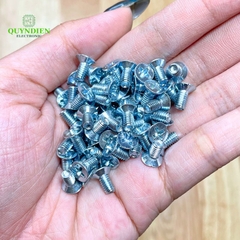 Ốc vít đầu COL Trắng M4 Ren Mịn 4mm Dài 8mm