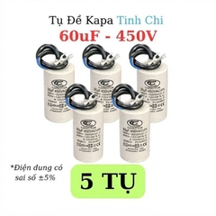 Tụ Đề Máy Bơm Nước 60uF 450VAC Tinh Chi