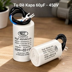 Tụ Đề Máy Bơm Nước 60uF 450VAC Tinh Chi