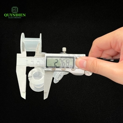 Lõi Nhựa Audio 2 Đầu Tròn Quấn Cuộn Cảm Phân Tần Loa - Màu Trắng Trong