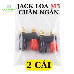 Trạm Loa Ampli Jack Loa Đôi Đỏ Đen M5 Chân Ngắn