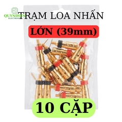 Trạm Loa Nhấn Vàng Loại Lớn 39mm Đỏ/Đen