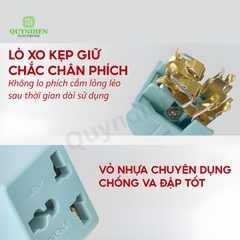 Đầu Nối Phích Cắm Chia Điện 2 Lỗ Đa Năng P15 SOPOKA