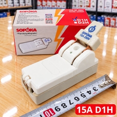 Cầu Dao Đế Sứ 1 Pha 2P 600V Cực Đúc SOPOKA