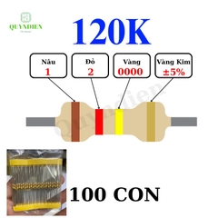 Điện trở Đài Loan 1/4W - 120K