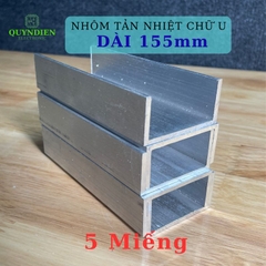 Nhôm Tản Nhiệt Chữ U Dài 155mm