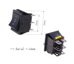 Công tắc bập bênh KCD4 250VAC-16A, 30A