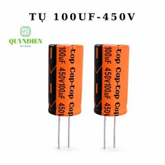 Tụ Hóa Lọc Nguồn 100uf 450VDC CapTop – Tụ Điện Lọc Nguồn Nguồn Xung, UPS, Biến Tần