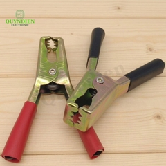 Kẹp Bình Ắc Quy 100A Thép Không Gỉ Đỏ Đen