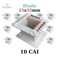 Khuôn nhựa quấn biến áp Fe silic 25x35mm