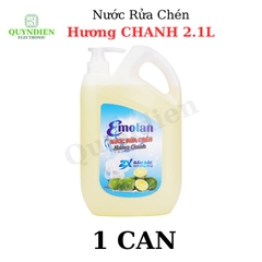 Nước rửa chén Emolan hương CHANH - 2.1L