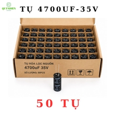 Tụ Lọc Nguồn 4700uF/35V Màu ĐEN