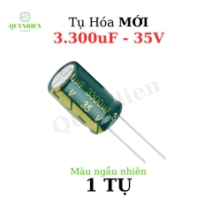 Tụ Hóa 3300uf/35v Màu ngẫu nhiên