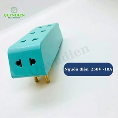 Đầu Nối Thông Minh Cổ Xoay 5 Cửa P25X Xanh