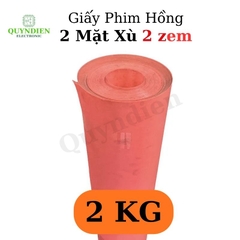 Giấy Cách Điện Hồng Khổ 1 Mét Dày 0.2mm