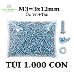 Ốc Vít Tán M3x12mm