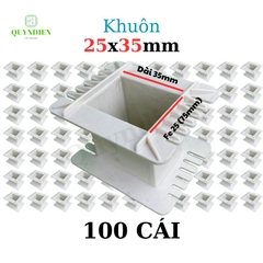 Khuôn nhựa quấn biến áp Fe silic 25x35mm