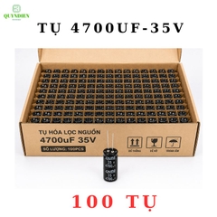 Tụ Lọc Nguồn 4700uF/35V Màu ĐEN