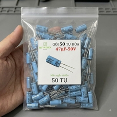 Tụ Hóa 50V 1uF 2.2uF 4.7uF 10uF 47uF